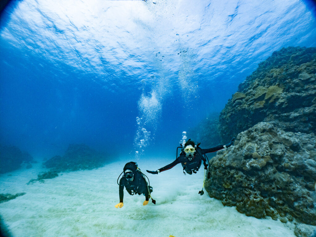 2日目はボートダイビングでケラマへ
透明度がビーチとは格段に違いますね