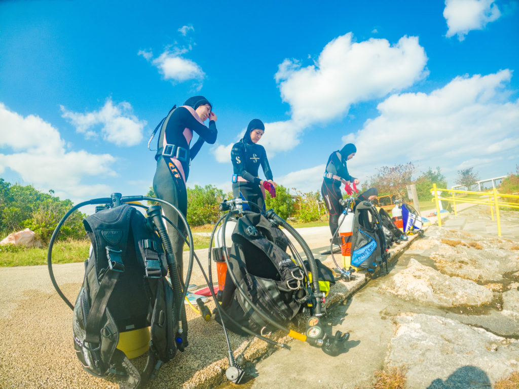 本日2本目の講習準備中