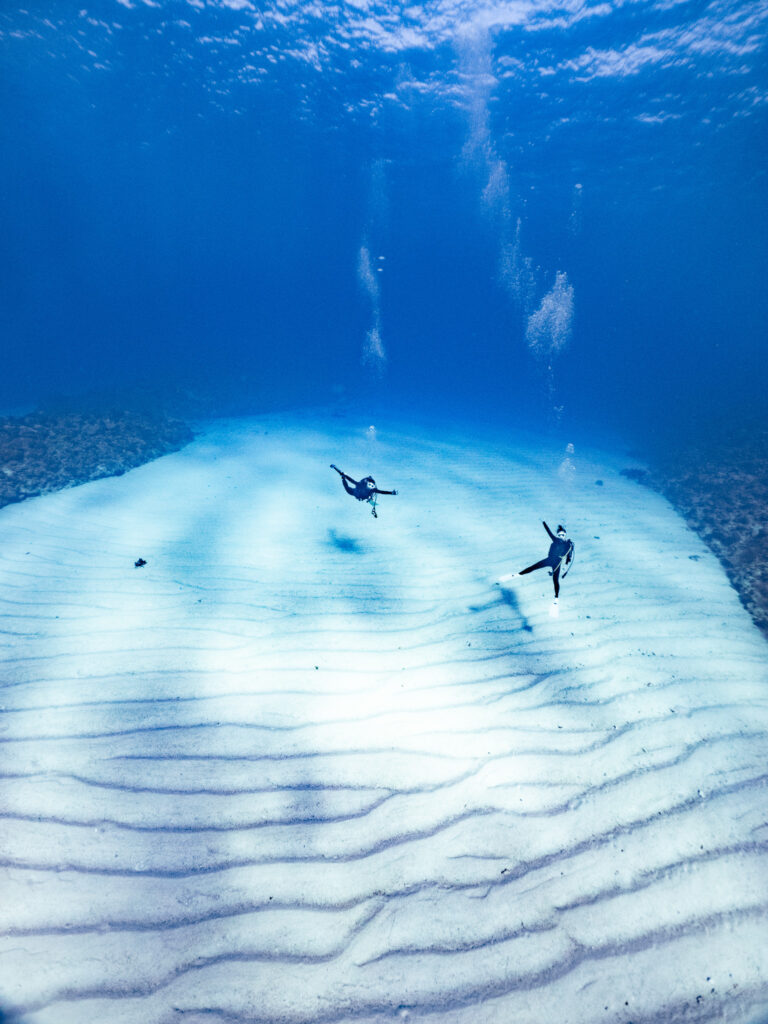 ナカルマでは最高に綺麗な砂地を堪能