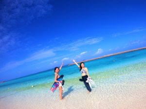 水納ビーチは超綺麗