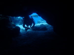 到着後チービシダイビング